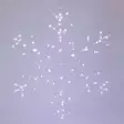 Valokoriste lumihiutale kirkas valkoinen valo - Valokoristeet - 8721461081613 - 1