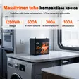 Tehokas akku matkailuautoon lifepo4 100ah 12v smart mini - LifePO4-akut - 6438471351743 - 6
