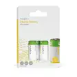 Nedis c lr14 alkaliparistot 1,5 v 2 kpl - 9V, D- ja C-paristot - 5412810266883 - 2