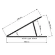 Aurinkopaneelin asennusteline 1550 mm - Aurinkopaneelin asennustarvikkeet - 6438168112893 - 2
