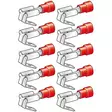 autoline lattahaaroitusliitin 6,3mm punainen - Abikot - 6438255200403 - 1