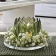 Harsokranssi 22 cm vaaleanpunainen finnmari - Kranssit ja mansetit - 6416906884233 - 3