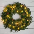 Led havukranssi 60 cm ulkokäyttöön - Havukranssit ja havuköynnökset - 6410416420943 - 1