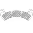 jarrupalat ferodo polaris rzr 1000 - Mönkijän jarrupalat ja jarrulevyt - 4060426057503 - 1
