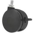 Kääntyvä kalustepyörä 74mm jarrulla - Kalustepyörät - 6438471345643 - 2