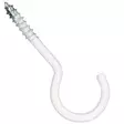 Valkoinen kattokoukku 50mm 4kpl - S-koukut ja kannatinkoukut - 6414672010283 - 1