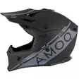 Amoq meteor v2 kypärä harmaa musta - Lasten ajo- ja crossikypärät - 6438235248623 - 3