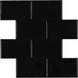 Laattatarra 25x25 cm musta - Rakennuslevyt - 6410416451473 - 1