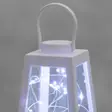 Valkoinen led lyhty kirkkailla ledeillä - Led-lyhdyt - 6410416374413 - 3