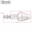LED vilkkupari 12V 2W BJMOTO 14xLED - Mopon vilkut, valot ja polttimot - 6438471001723 - 7