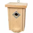 Perinteinen linnunpönttö 32 mm lentoaukola - Lintulaudat, pöntöt ja hyönteishotellit - 6430068433993 - 1