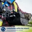 Minikaivinkone säädettävällä 720 900 mm telastolla - Minikaivurit ja maanmuokkauskoneet - 4046664303633 - 4