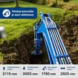Pieni telakaivinkone omakotitalon pihatöihin - Minikaivurit ja maanmuokkauskoneet - 4046664303633 - 5