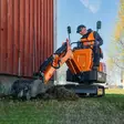 Kaivinkone salaojien tekemiseen kotiin - Minikaivurit ja maanmuokkauskoneet - 6438471353013 - 2