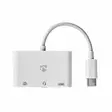 Moniporttisovitin usb a usb c - Liittimet, adapterit ja telakointiasemat - 5412810415953 - 2
