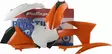 Muovisarja KTM SX 012/SX-F 11-12 OEM - Motocrosspyörien katesarjat - 5604415036903 - 2