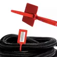 Punainen nippuside merkintäkilvellä 280x7,5 mm - Nippusiteet ja rst-nippusiteet - 8014748304643 - 1