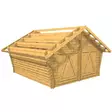 Ulkorakennus 20m pihavaja hirsirakennus - LP Garden piharakennukset - 6424110251123 - 5