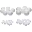 Valkoiset styroksipallot - Askartelutarvikkeet  - 6410412696403 - 3