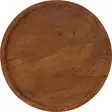 Pyöreä puinen tarjotin 28 cm pähkinä - Tarjoilukulhot ja tarjoiluastiat - 8721037534673 - 1