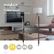 TV-Seinäteline 60-100" 75kg Musta Nedis - TV-telineet - 5412810327713 - 3