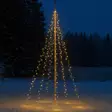 Lipputankovalot lämmin valkoinen 400 led - Liput ja lipputankotarvikkeet - 8719202006483 - 2