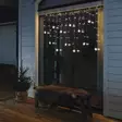 valoverho ikkunaan lumihiutale - Valosarjat ja valonauhat - 7318300491033 - 1