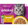 Whiskas 1+ siipikarjaherkut hyytelössä 12x85 g - Kissan märkäruoka - 9003579052143 - 1