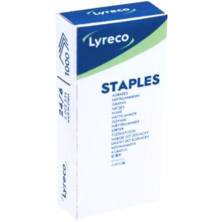 Lyreco nitojan niitti 1000 kpl - Sakset, nitojat ja rei'ittimet - 6420618441943 - 1