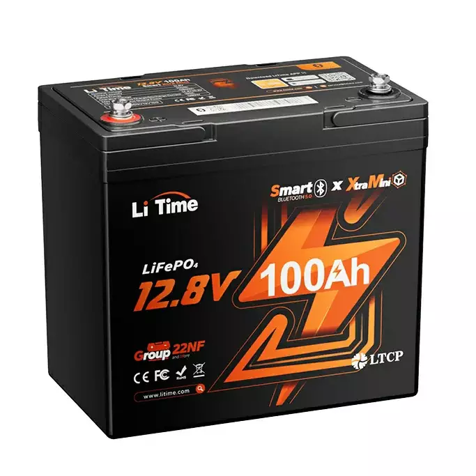 Lifepo4 akku 12v 100ah bluetooth mini - LifePO4-akut - 6438471351743 - 1
