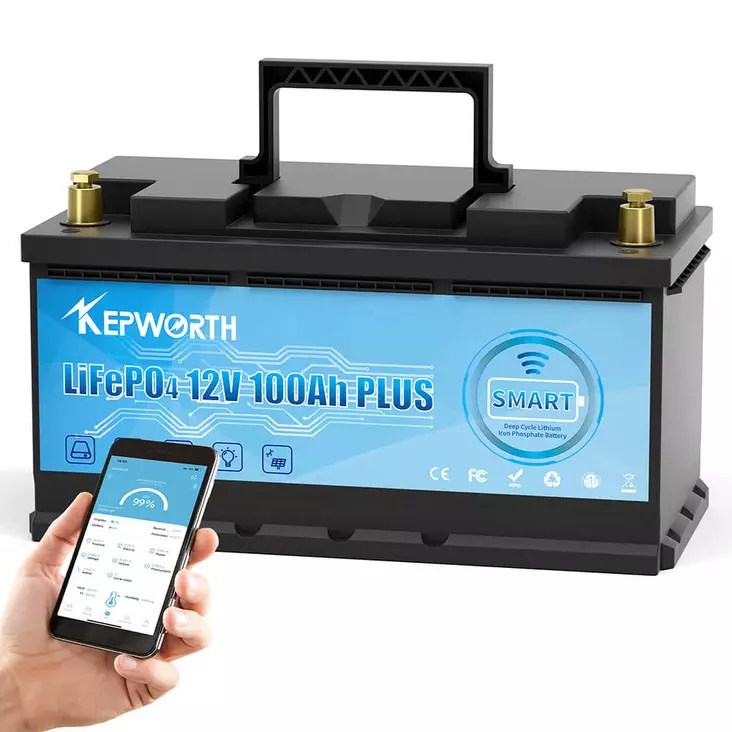 100ah smart lifepo4 akku kepworth - LifePO4-akut - 6438471355703 - 1