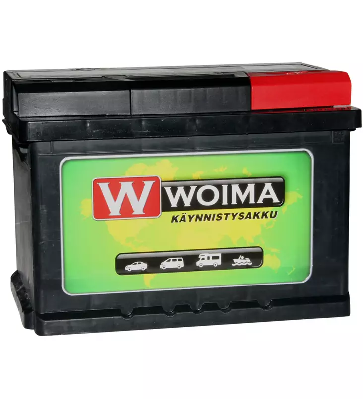 Akku Woima 62Ah 242x175x175mm - Auton akut 30-300Ah - 7394086562853 - 2