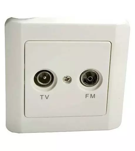 Antennipistorasia uppoasennus TV/radio - Antennijohdot ja liittimet - 6438140982803 - 1