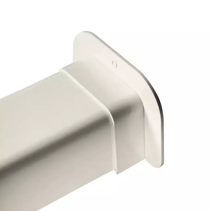 Asennuskanavan läpivienti ec wc 80x60mm - Putkenpitimet ja putken asennuskiskot - 6438056123833 - 1