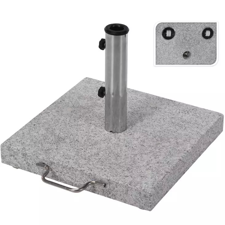 Päivänvarjon jalka graniitti - Aurinkovarjot ja varjonjalat - 8719202892093 - 1