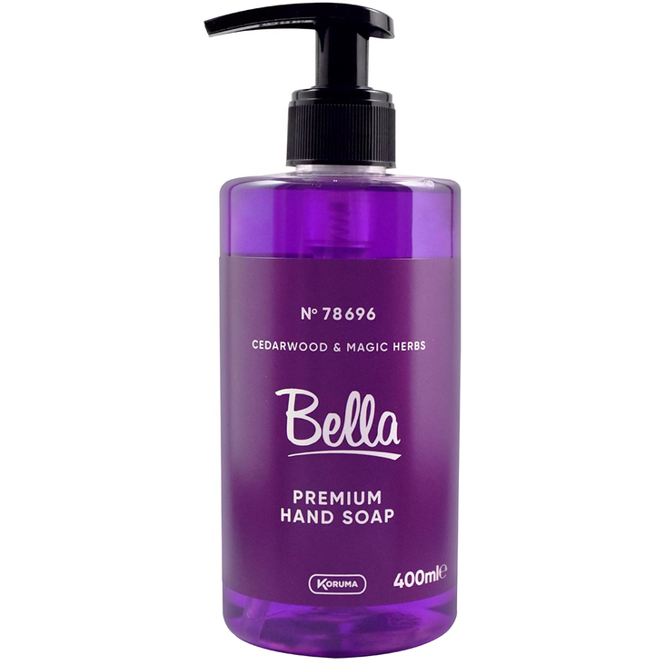 Bella käsisaippua cedarwood & magic herbs 400 ml pumppupullossa - Käsisaippuat - 8690674001353 - 1