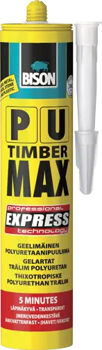 Bison liima max puu D4 5min 310ml - Puuliimat ja polyuretaaniliimat - 8710439035703 - 1