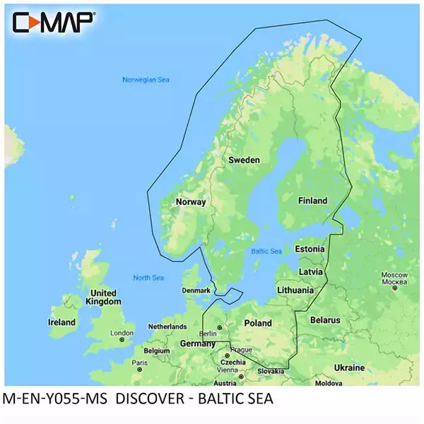 C map discover kartta m en y055 ms - Karttaplotterit,kartat ja kaikuluotaimet - 9420064105533 - 1