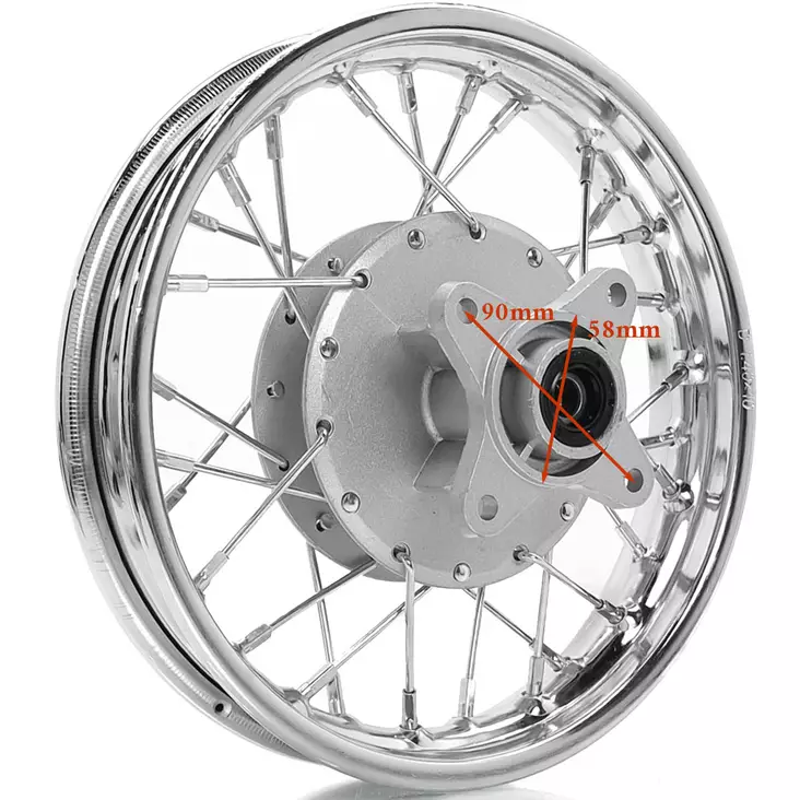 70cc samurai takavanne - Crossin vanteet, pinnat ja pyörälaakerit - 6419773690563 - 1