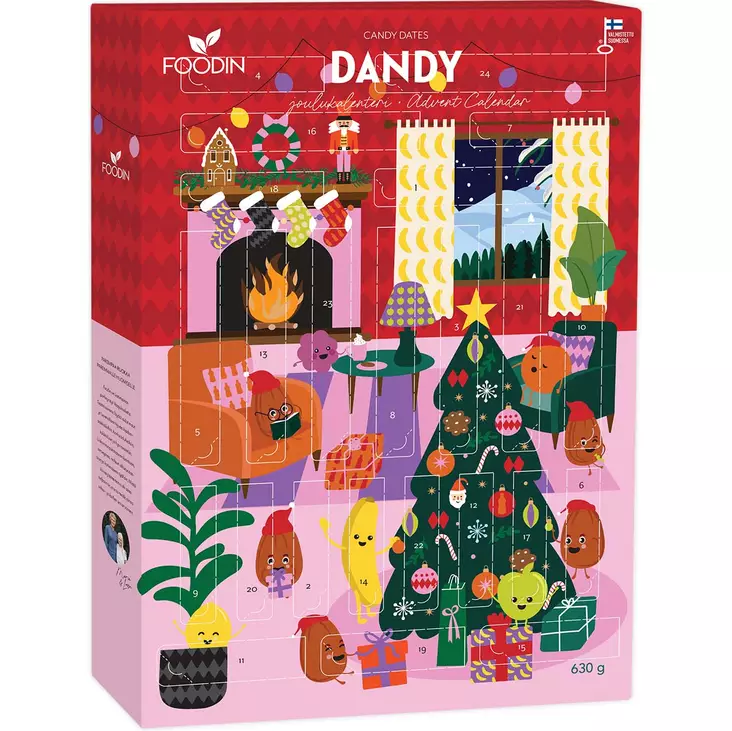Foodin joulukalenteri taatelit - Taatelit - 6440004600013 - 1