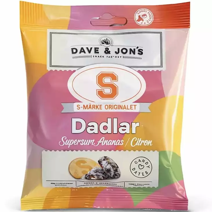 Dave&jon's s märke kirpeät taatelit 50 g pakkaus - Taatelit - 7340146507913 - 1