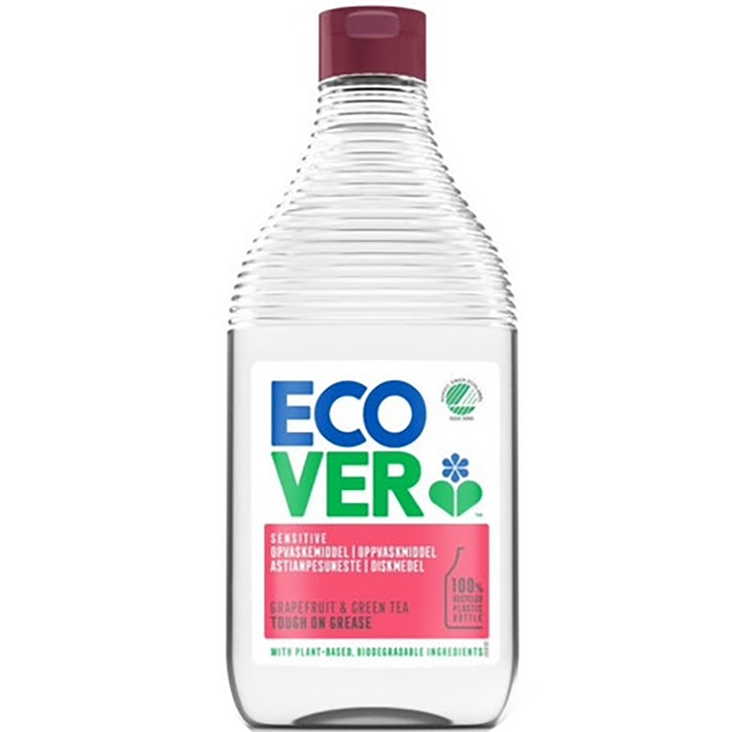 Ecover astianpesuneste greippi & vihreä tee 450 ml pullo - Astianpesuaineet - 5412533417593 - 1