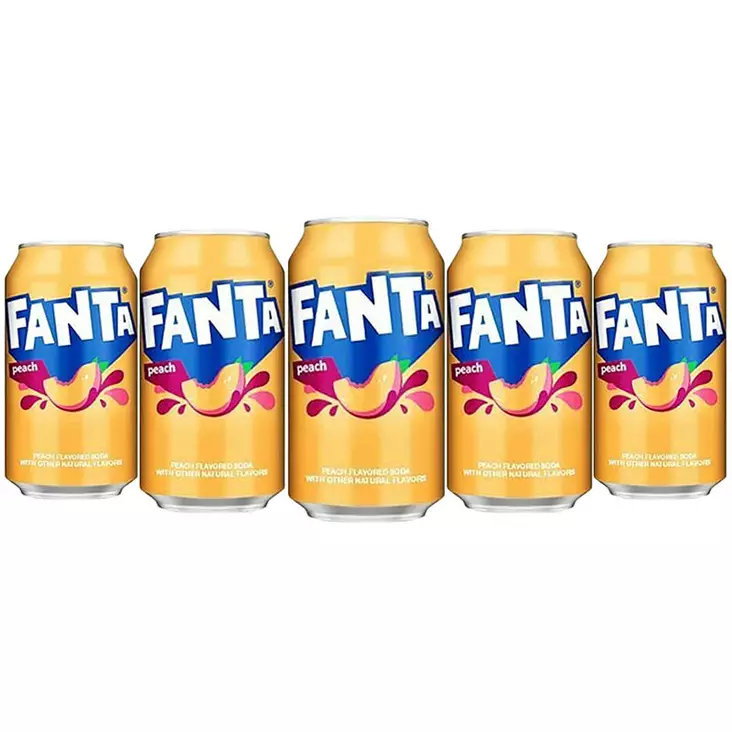 Fanta persikka tölkki 355 ml persikan maku tukkupakkauksessa - Virvoitusjuomat  - 64300540810303 - 1