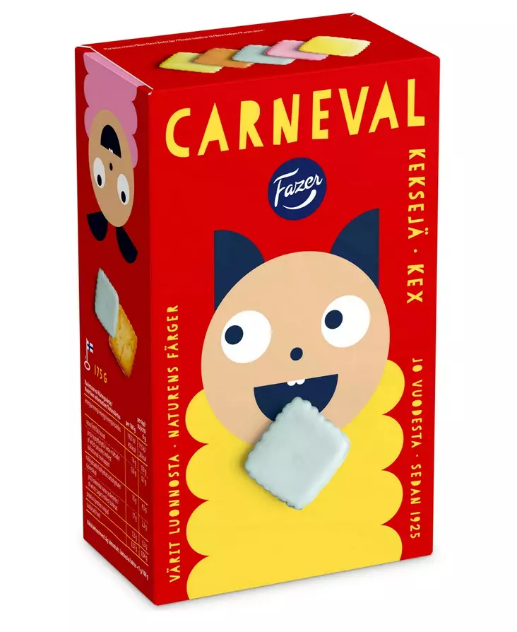 karnevaali keksit - Keksit ja naposteltavat - 6416453084773 - 2