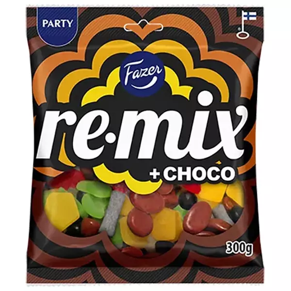 Remix +choco karkkipussi 300 g - Karkkipussit  - 6416453051133 - 1