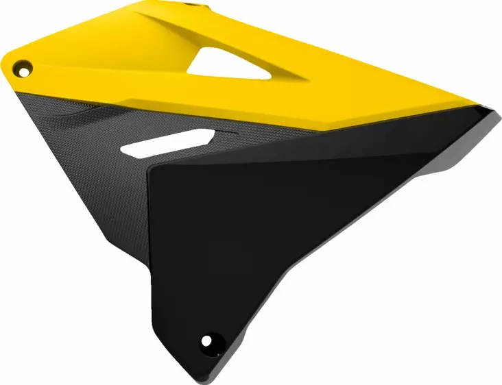 Ilmanohjainlevyjen sarja Suzuki RMZ restyle keltainen/musta - Moottorikelkan vesipumput ja osat - 5604415099663 - 2