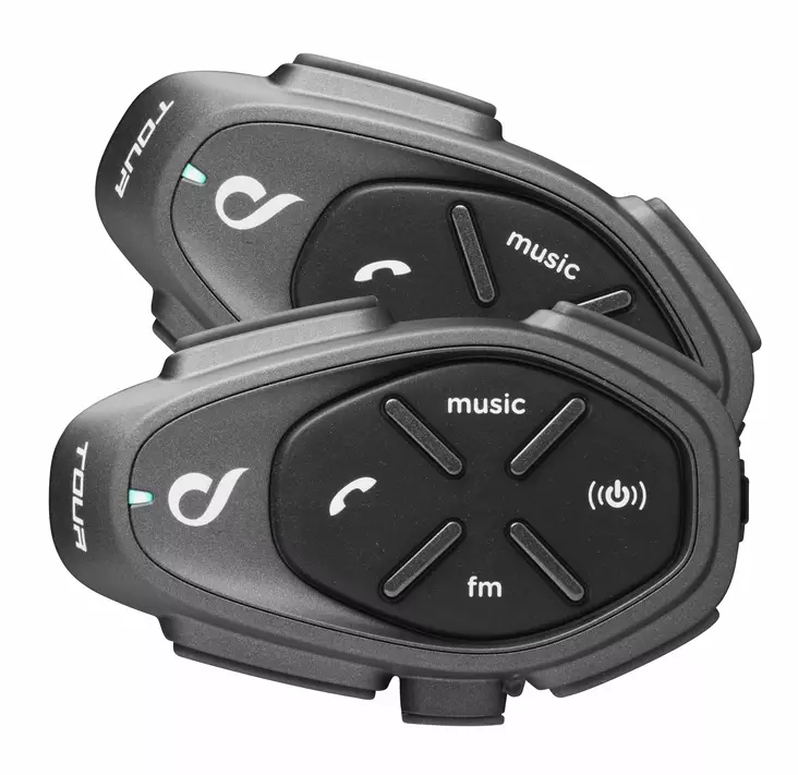 Interphone TOUR HD Tuplapakkaus Kypäräpuhelin - Moottoripyöräilyyn kypäräpuhelimet ja li - 6438471353983 - 2
