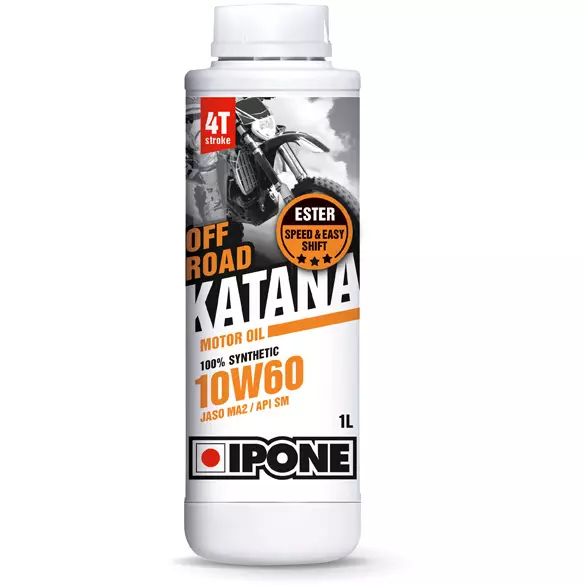 Ipone Katana Offroad moottoriöljy 10W-60 1L - 4-tahti öljyt - 3700142011083 - 2