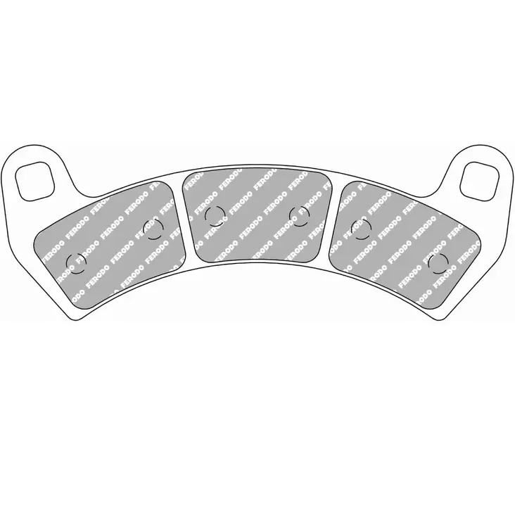 jarrupalat ferodo polaris rzr 1000 - Mönkijän jarrupalat ja jarrulevyt - 4060426057503 - 1
