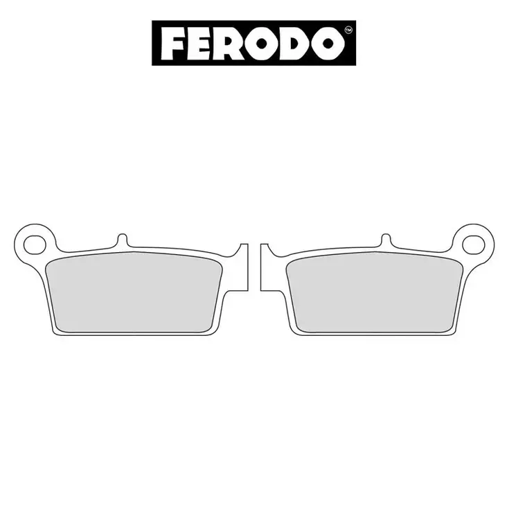 Jarrupalat Ferodo Platinum YZ/WR 125/250 98-17 - Moottoripyörän jarrupalat - 6438471284393 - 2